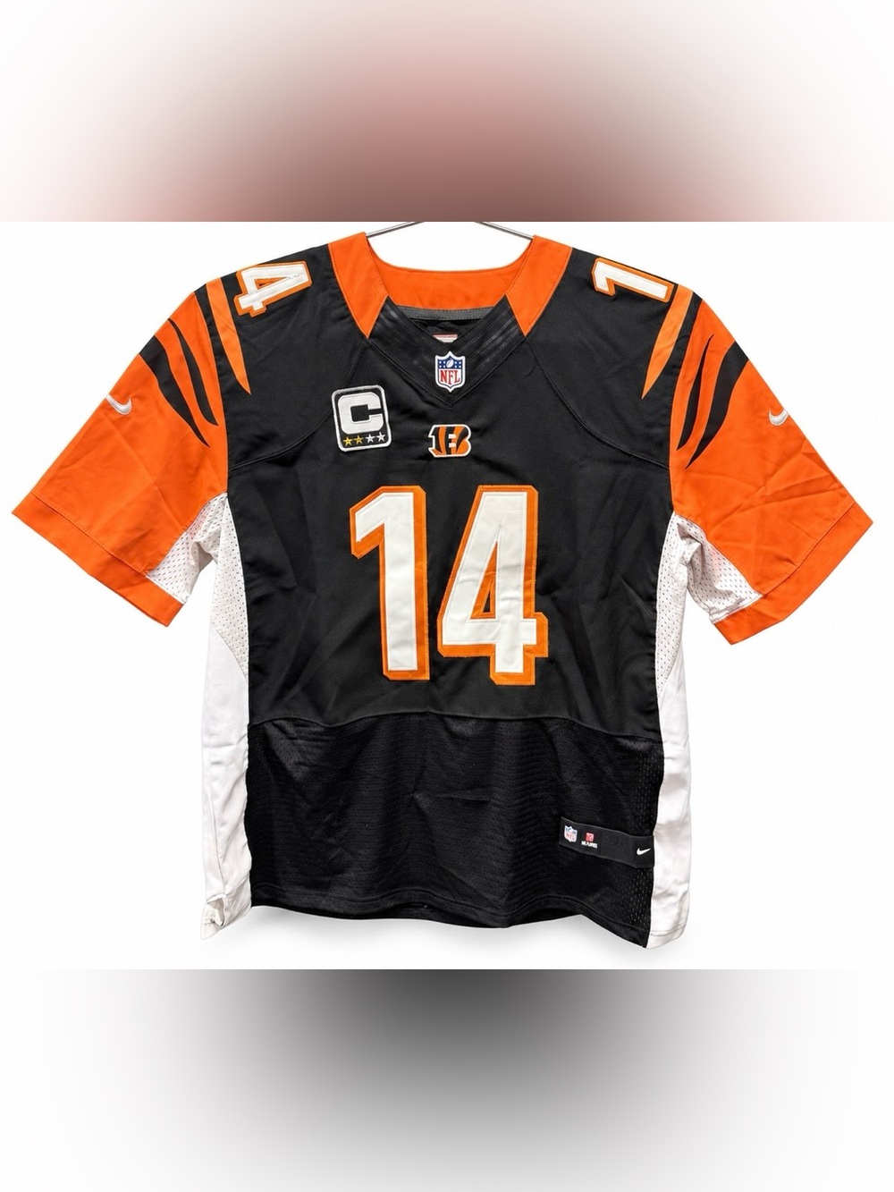 Nike Elite Andy Dalton Cincinnati Bengals Jersey Mens 52 Black NFL On Field